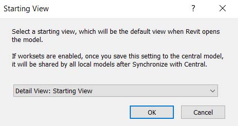 ASSIGN A STARTING VIEW.